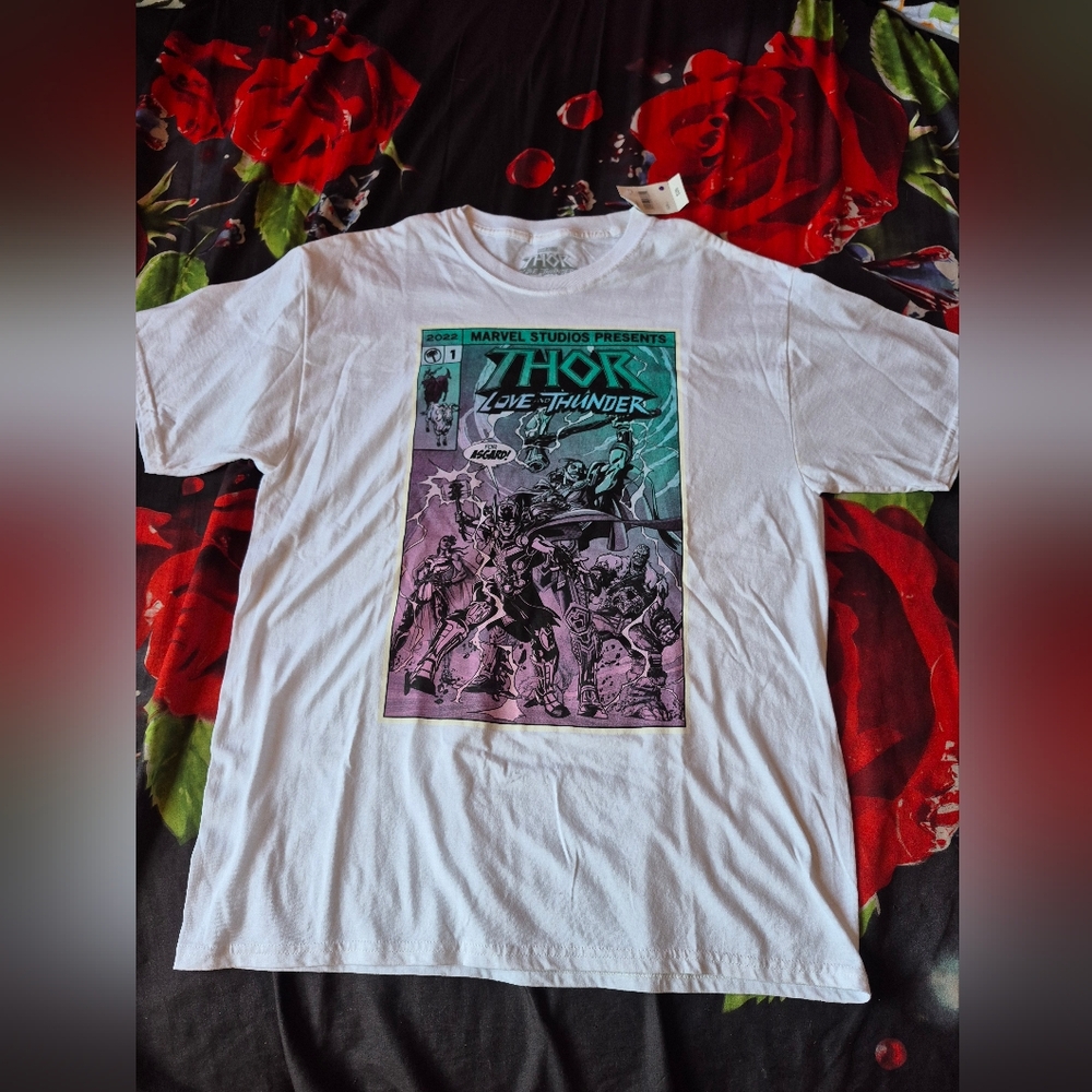 Thor Love and Thunder Graphic T-Shirt - White